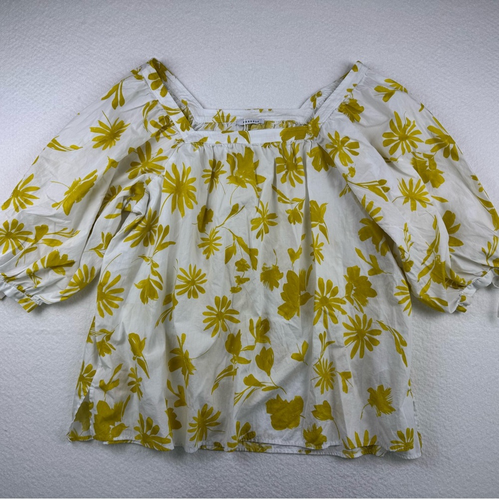 ROSSO35 Boxy Floral Blouse 52 - Picture 2 of 13